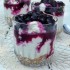 Áfonyás sajttorta pohárkrém